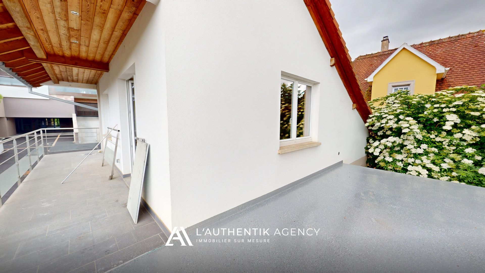 photographie de la terrasse