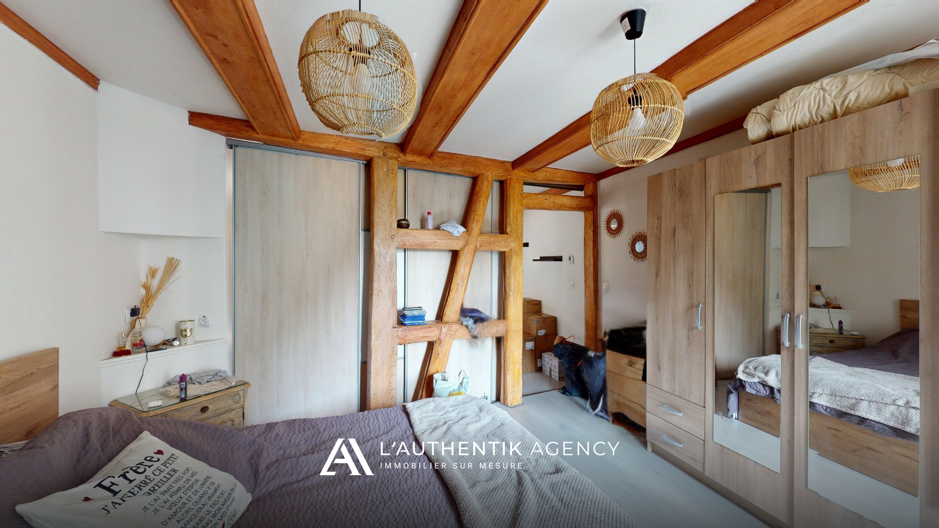 photographie de la chambre à coucher